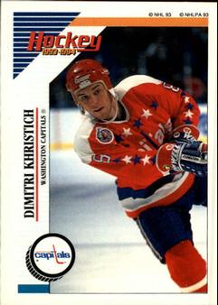 1993-94 Panini Hockey Stickers #28 Dimitri Khristich Front