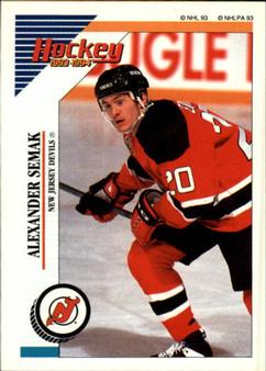 1993-94 Panini Hockey Stickers #36 Alexander Semak Front