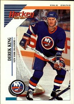 1993-94 Panini Hockey Stickers #58 Derek King Front