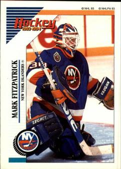 1993-94 Panini Hockey Stickers #66 Mark Fitzpatrick Front