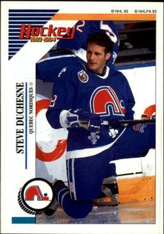 1993-94 Panini Hockey Stickers #76 Steve Duchesne Front