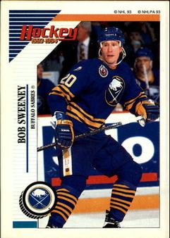 1993-94 Panini Hockey Stickers #104 Bob Sweeney Front