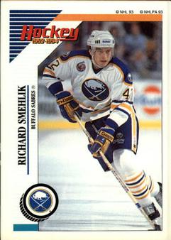 1993-94 Panini Hockey Stickers #110 Richard Smehlik Front