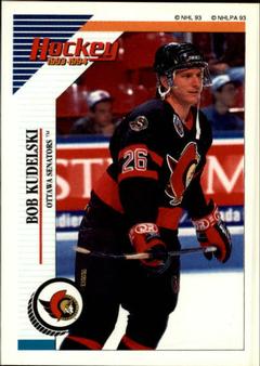1993-94 Panini Hockey Stickers #114 Bob Kudelski Front