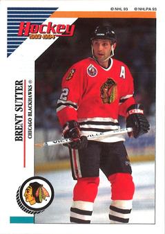 1993-94 Panini Hockey Stickers #151 Brent Sutter Front