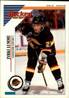 1993-94 Panini Hockey Stickers #175 Jyrki Lumme Front