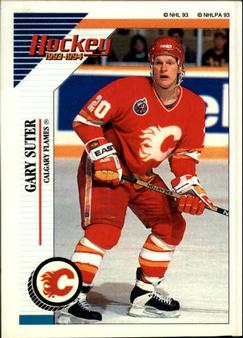 1993-94 Panini Hockey Stickers #186 Gary Suter Front