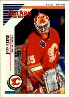 1993-94 Panini Hockey Stickers #187 Jeff Reese Front