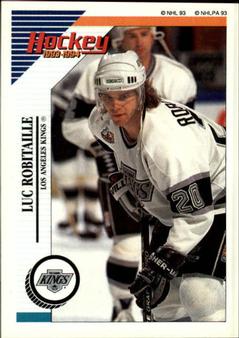 1993-94 Panini Hockey Stickers #201 Luc Robitaille Front