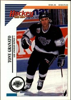 1993-94 Panini Hockey Stickers #203 Tony Granato Front