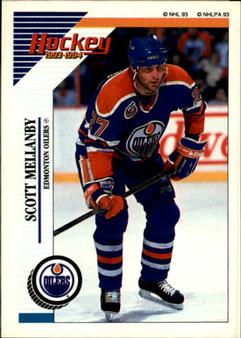1993-94 Panini Hockey Stickers #243 Scott Mellanby Front