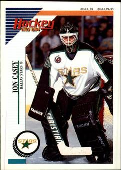 1993-94 Panini Hockey Stickers #276 Jon Casey Front