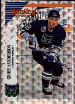 1993-94 Panini Hockey Stickers #L Geoff Sanderson Front