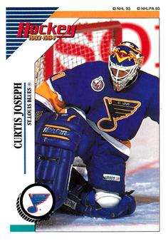 1993-94 Panini Hockey Stickers #166 Curtis Joseph Front