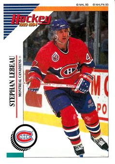 1993-94 Panini Hockey Stickers #16 Stephan Lebeau Front