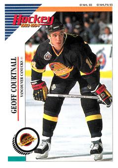1993-94 Panini Hockey Stickers #170 Geoff Courtnall Front