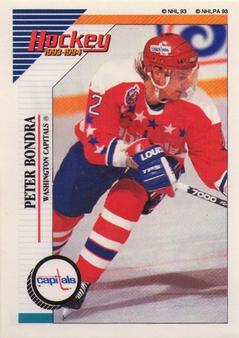 1993-94 Panini Hockey Stickers #24 Peter Bondra Front