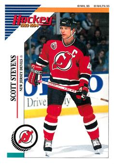 1993-94 Panini Hockey Stickers #43 Scott Stevens Front