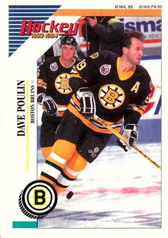1993-94 Panini Hockey Stickers #4 Dave Poulin Front