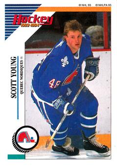1993-94 Panini Hockey Stickers #73 Scott Young Front