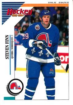 1993-94 Panini Hockey Stickers #75 Steven Finn Front