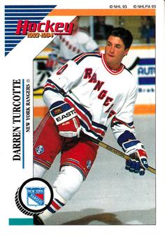 1993-94 Panini Hockey Stickers #94 Darren Turcotte Front