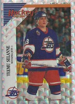 1993-94 Panini Hockey Stickers #Q Teemu Selanne Front