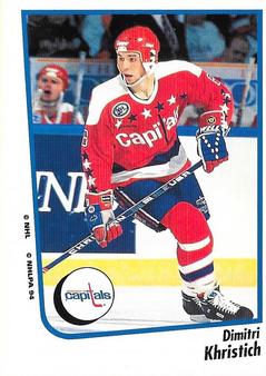 1994-95 Panini Hockey Stickers #20 Dimitri Khristich Front