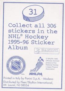 1995-96 Panini Stickers #31 Brendan Shanahan Back