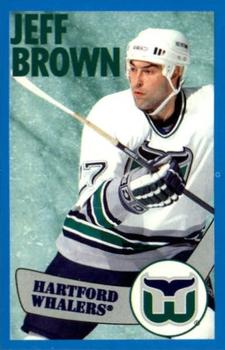 1996-97 Panini Stickers #27 Jeff Brown  Front