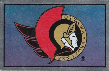 1996-97 Panini Stickers #51 Ottawa Senators Logo Front