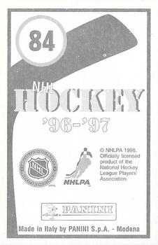 1996-97 Panini Stickers #84 New Jersey Devils Logo Back