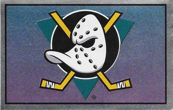 1996-97 Panini Stickers #228 Anaheim Mighty Ducks Logo Front