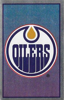 1996-97 Panini Stickers #262 Edmonton Oilers Logo Front
