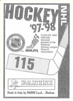 1997-98 Panini Stickers #115 Dale Hunter Back