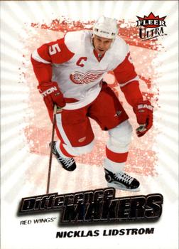 2008-09 Ultra - Difference Makers #DM5 Nicklas Lidstrom Front