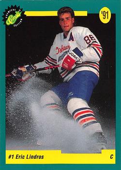 1991 Classic Draft Picks French #1 Eric Lindros Front