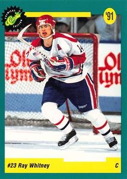 1991 Classic Draft Picks French #20 Ray Whitney Front