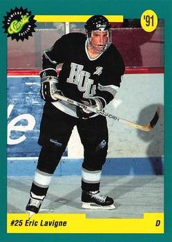 1991 Classic Draft Picks French #22 Eric Lavigne Front