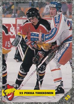 1993-94 Leaf Sisu SM-Liiga (Finnish) - Promo Cards #52 Pekka Tirkkonen Front