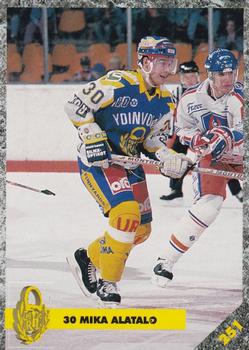 1993-94 Leaf Sisu SM-Liiga (Finnish) - Promo Cards #251 Mika Alatalo Front
