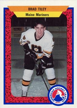 1991-92 ProCards AHL/IHL/CoHL #61 Brad Tiley Front