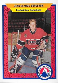 1991-92 ProCards AHL/IHL/CoHL #77 Jean-Claude Bergeron Front