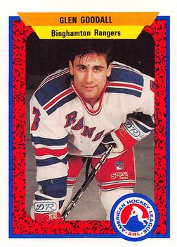 1991-92 ProCards AHL/IHL/CoHL #191 Glen Goodall Front