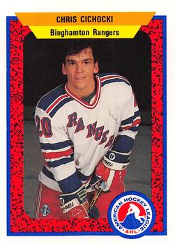 1991-92 ProCards AHL/IHL/CoHL #206 Chris Cichocki Front