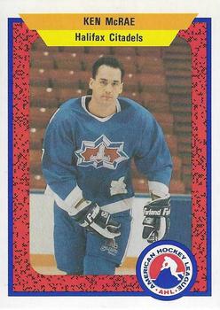 1991-92 ProCards AHL/IHL/CoHL #542 Ken McRae Front