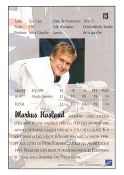 1991 Ultimate Draft - French #13 Markus Naslund Back