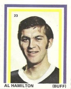 1971-72 Eddie Sargent NHL Players Stickers #23 Al Hamilton Front