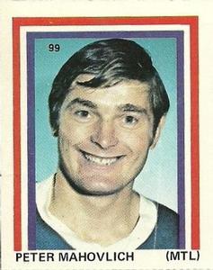1971-72 Eddie Sargent NHL Players Stickers #99 Peter Mahovlich Front