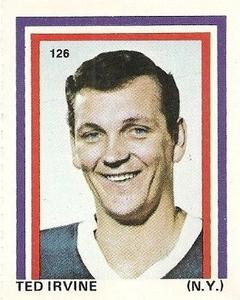 1971-72 Eddie Sargent NHL Players Stickers #126 Ted Irvine Front
